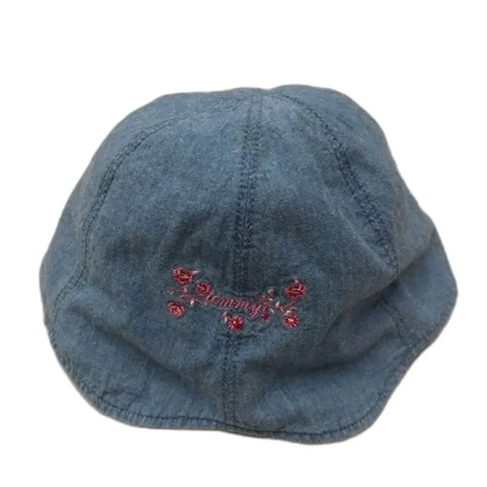Girl Tommy Hilfiger Reversible Chambray Bucket Hat